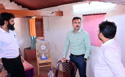 प्रभारी सचिव अंकित आनंद ने केरे गांव के होमस्टे का किया अवलोकन